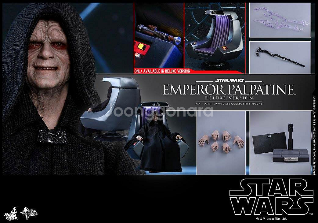 핫토이 MMS468 스타워즈6 팰퍼틴 황제 (디럭스)--0