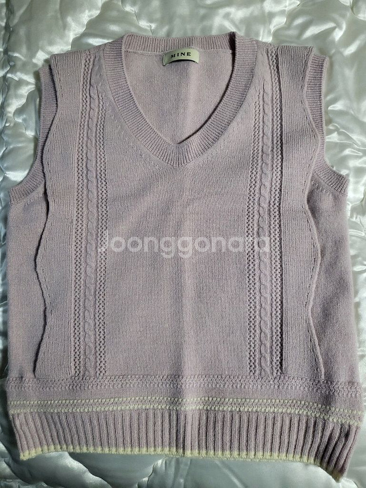 마인 니트베스트 팬츠세트 새상품(가격인하)--1