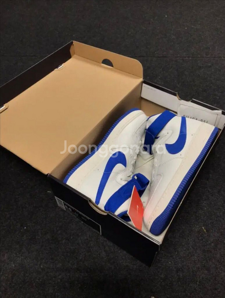 265 나이키 에어포스 1 하이 레트로 하이 로얄 블루--0