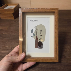 5x7 고급 액자(브라운) 팝니다.