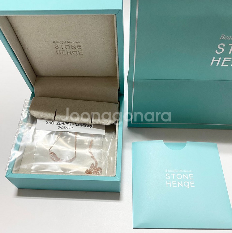 새상품- 스톤헨지 결 14k 목걸이 SA25A25T--5