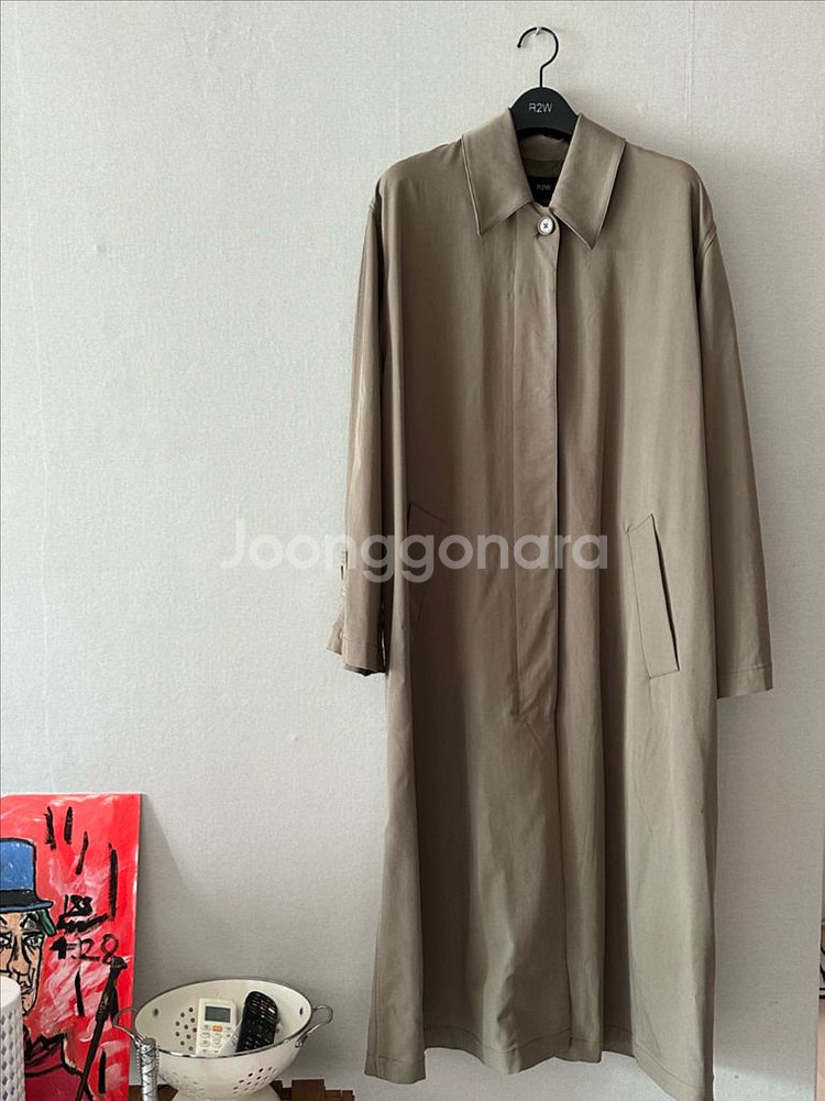 알투더블유(R2W) 마르셀 텐셀 롱코트 트렌치--0