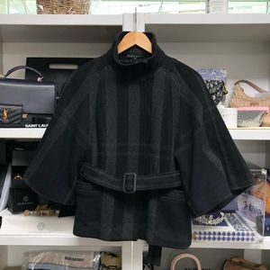 [THEORY] 띠어리 판초 벨티드 울 블렌드 코트