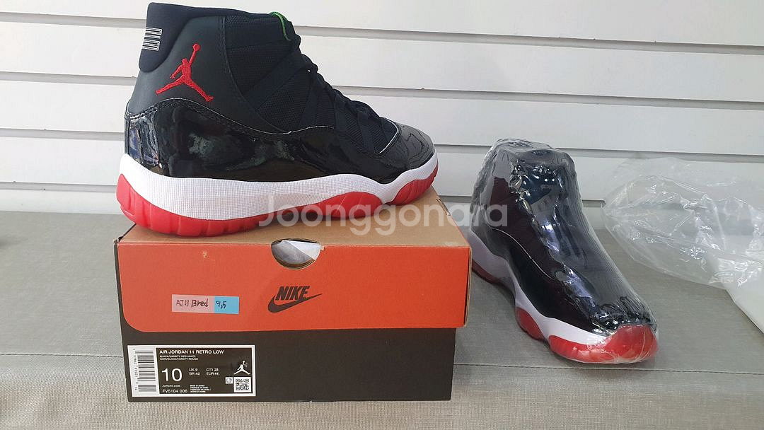 나이키 조던 11 레트로 브레드 275mm 새상품--7