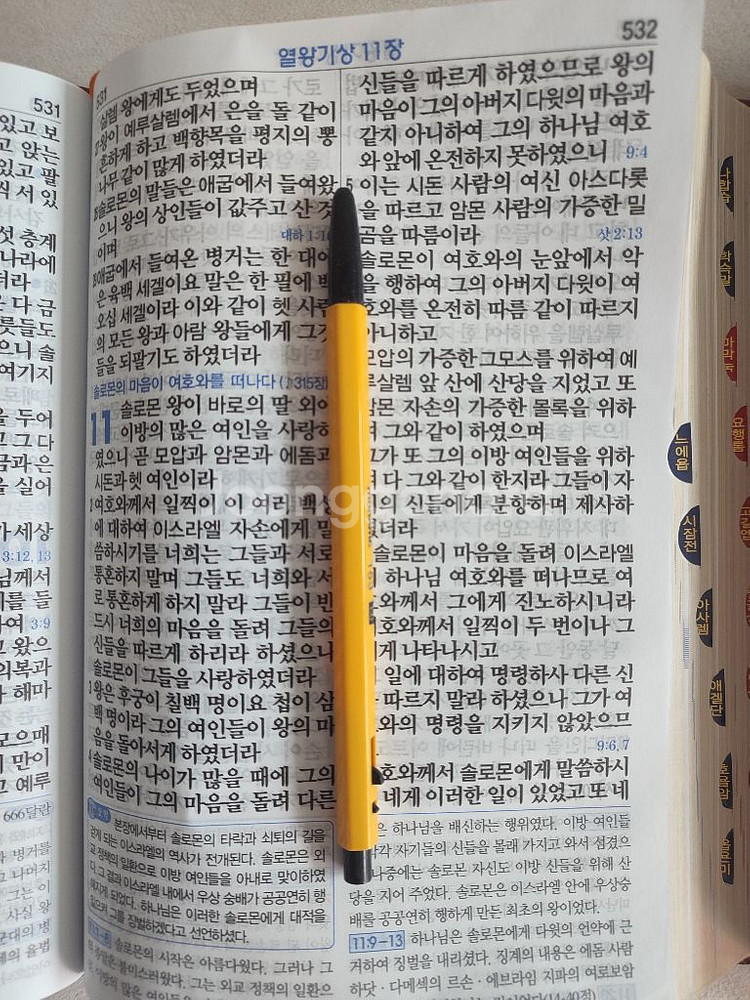 개역개정,쉬운성경 각 1권--1