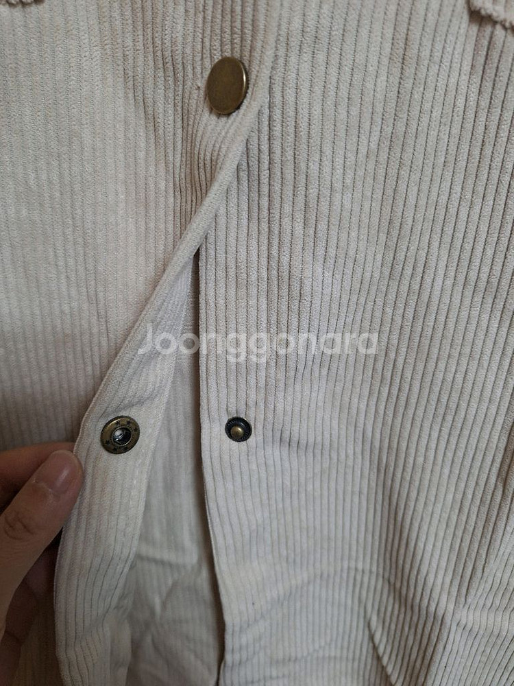 새상품 코듀로이 남방--2