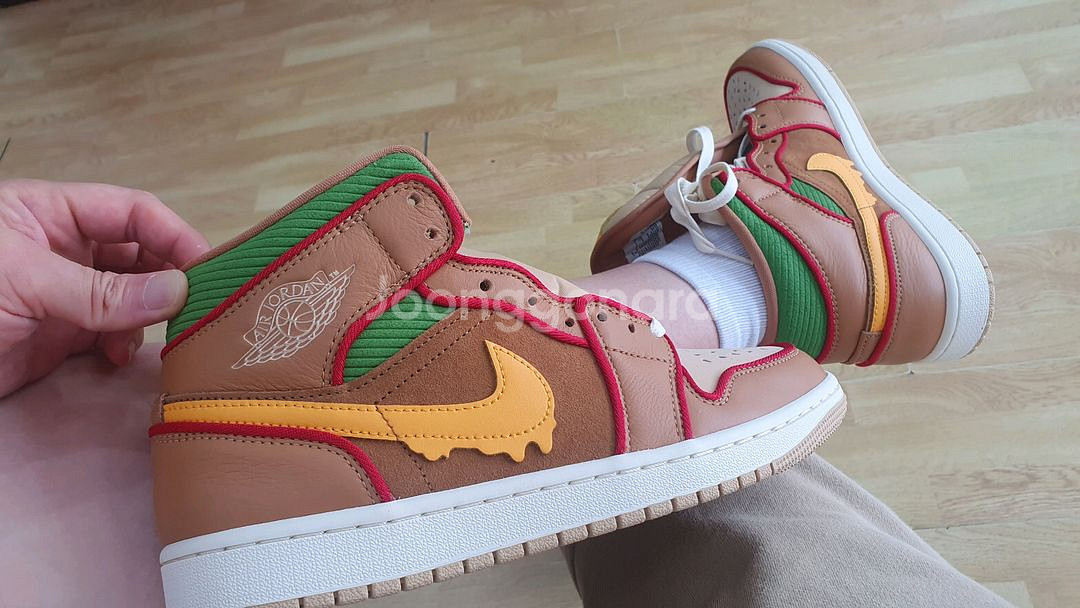 조던1 치즈버거 2025년 신상 정품--5