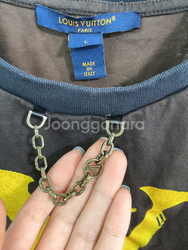 (L)루이비통여자빈티지나염라운드반팔티--2