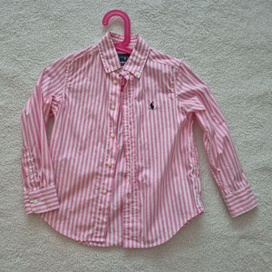 폴로 랄프로렌 핑크셔츠 4t
