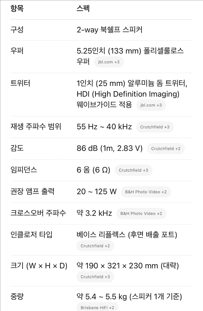 JBL A130 북쉘프 스피커--6