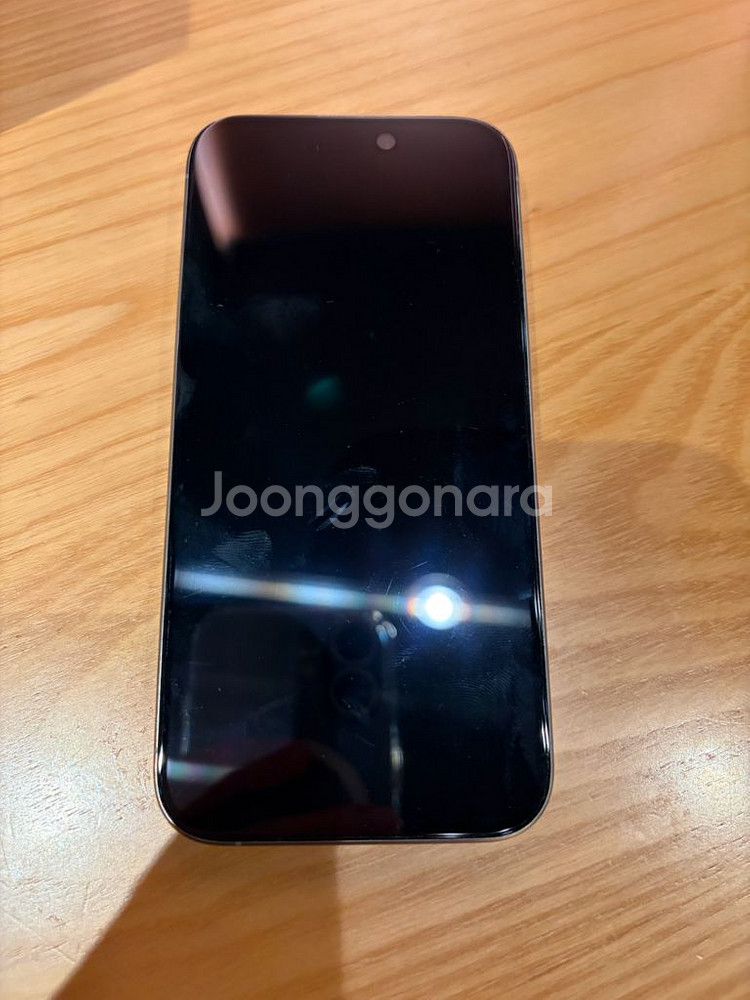 아이폰 15pro 256GB 내츄럴 티타늄--3