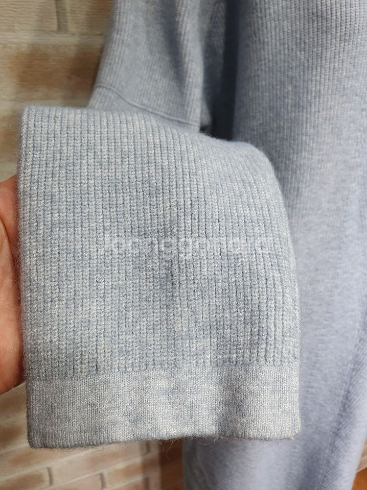 택부착 MAXCIO 울혼방 터틀넥 니트 롱원피스 ~66--3