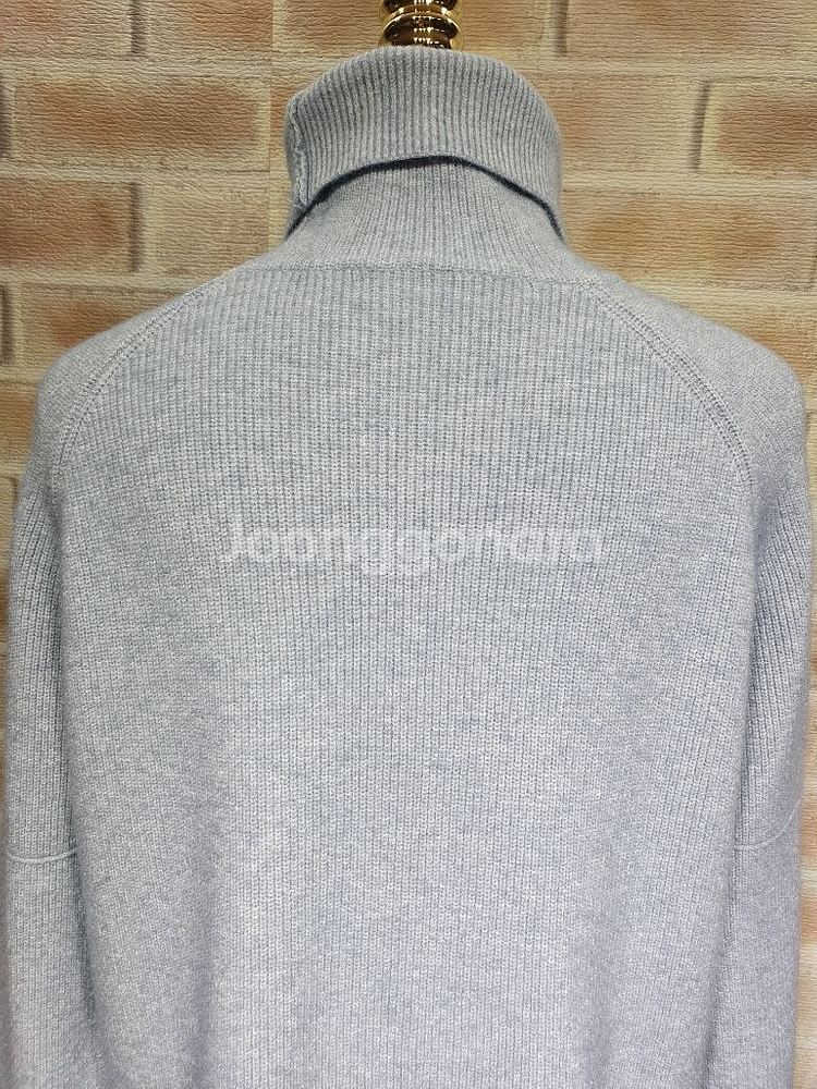 택부착 MAXCIO 울혼방 터틀넥 니트 롱원피스 ~66--7