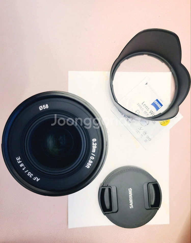 단렌즈 2개 35mm f1.8 렌즈 35 소니 삼양--0