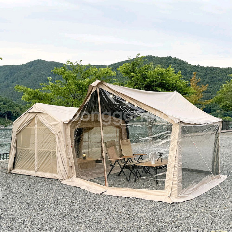 쿠디웨이브 면혼방텐트--0