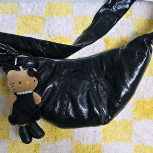 르메르 크루아상 스몰 코티드코튼 블랙 + 이너백