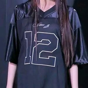 2000아카이브스 풋볼 메쉬 티셔츠 블랙 F