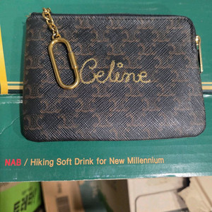 셀린느 트리옹프 캔버스 파우치 동전 지갑