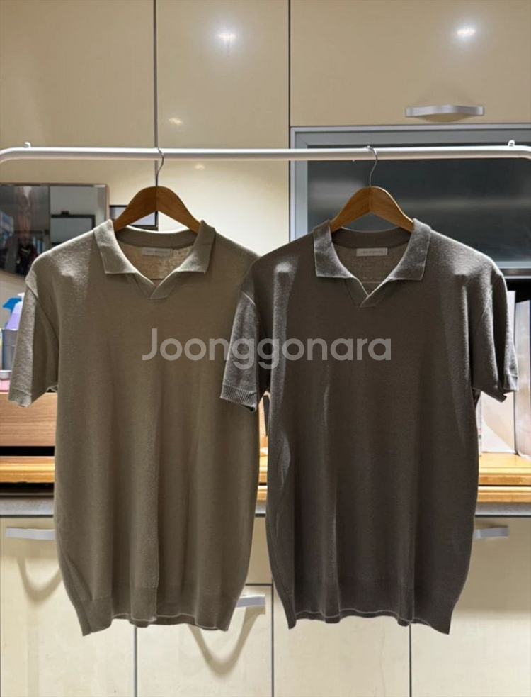 보세 남성 폴로 니트 카라티--1