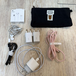 애플 벨킨 삼성 정품충전기 등 충전기 이어폰7종 일괄