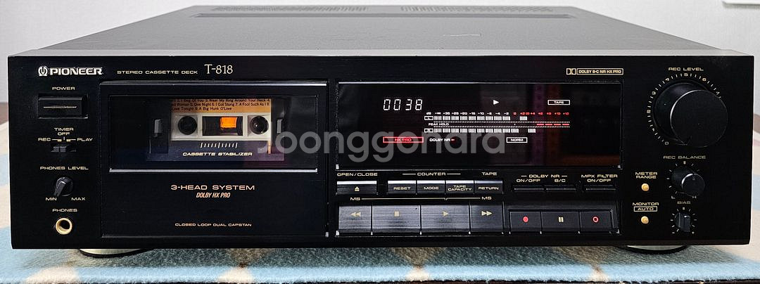 파이오니아 카세트 데크 T-818--0