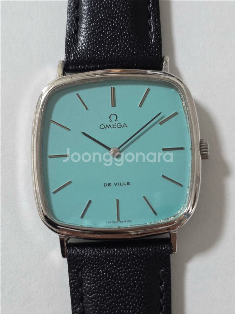 정품 OMEGA 수동 빈티지 드빌 티파니 다이얼 시계--2