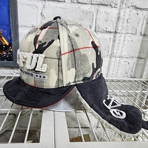 희귀템/ 바이탈블루 숏챙 귀달이 키즈 라이딩 겨울모자