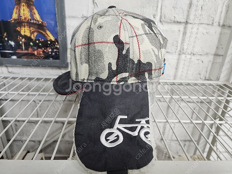 희귀템/ 바이탈블루 숏챙 귀달이 키즈 라이딩 겨울모자--4