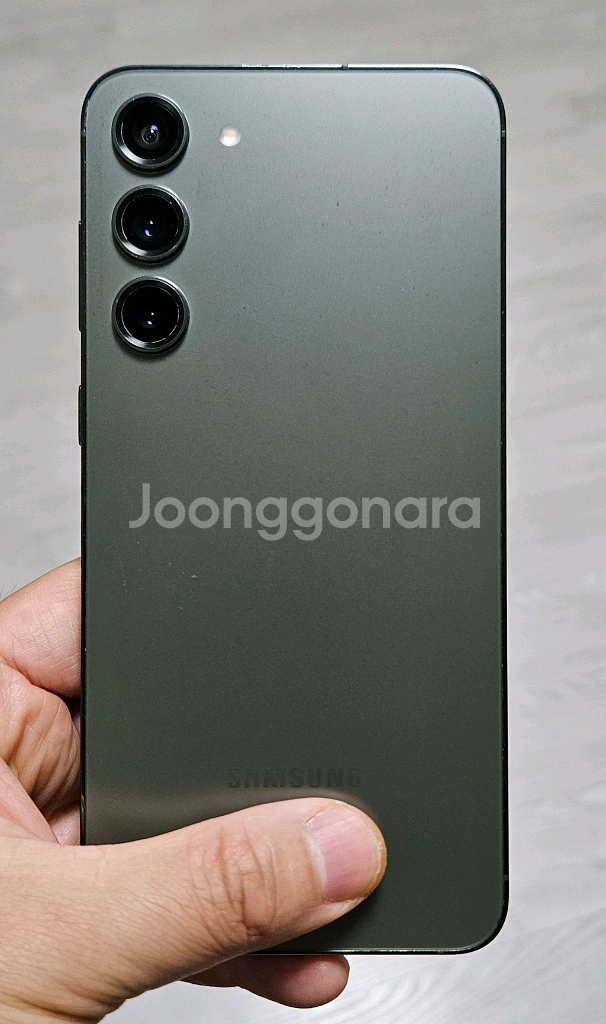 갤럭시 S23플러스 그린 256GB 싸게 팝니다.--1