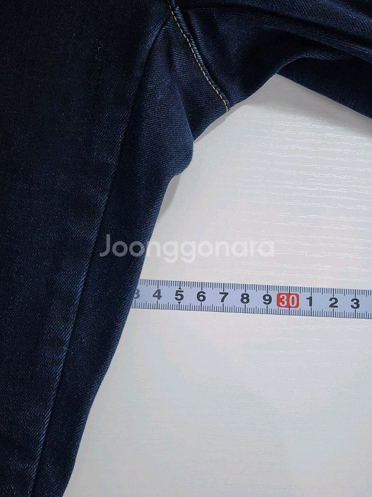 +무료배송+보그너 골프 기모 데님 팬츠(미사용)--4