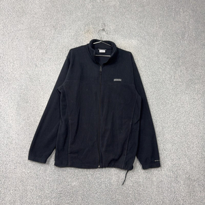 콜롬비아 네이비 로고 플리스 반집업 후리스 XXL