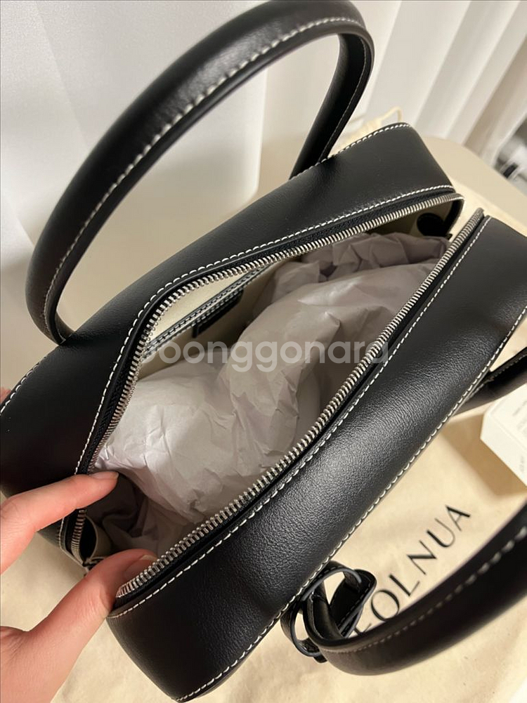 폴뉴아 파운드 백 블랙 스티치(새상품, 가격 인하X)--4