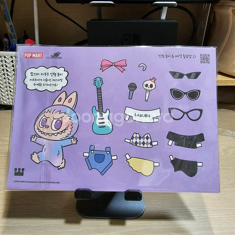 라부부 수상항한편의점 특전 팝스타 라부부 인형놀이--0