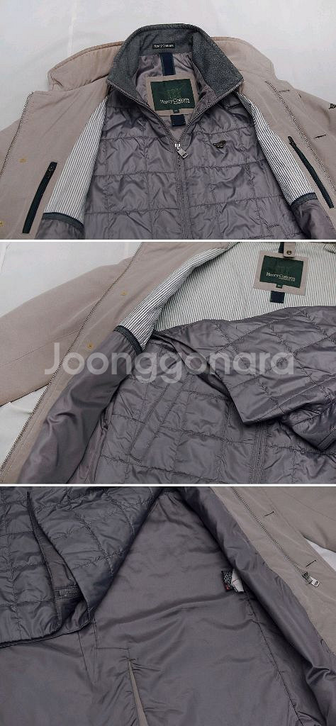 헨리코튼 모던 파일럿 디테처블 패딩 코트 자켓--6