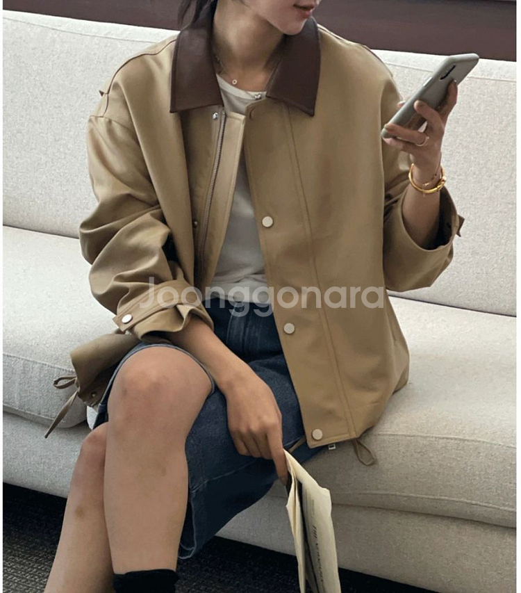 쏭라벨 메모리 워크자켓 트렌치--0