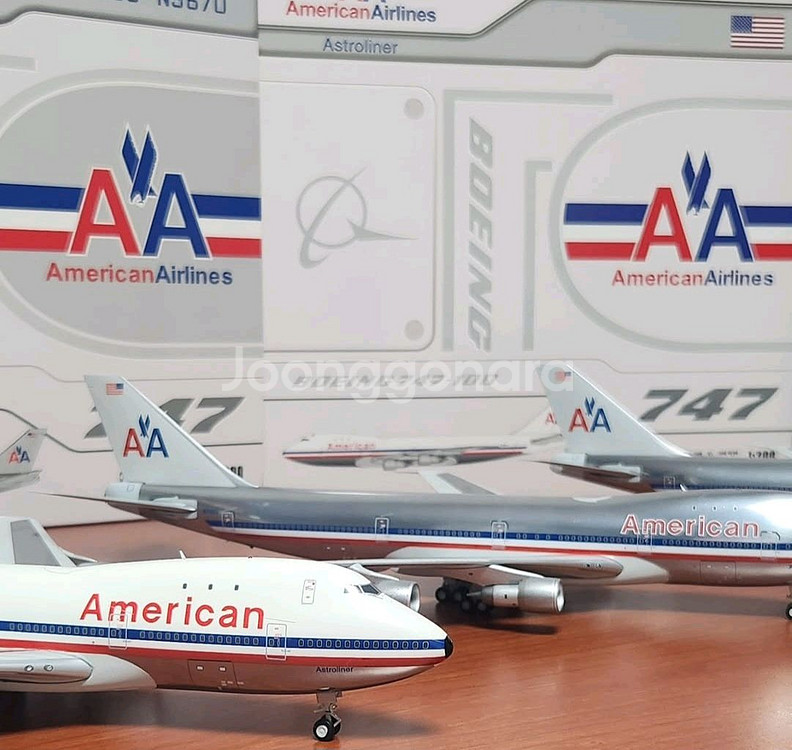 아메리칸 747-100 1:200--0