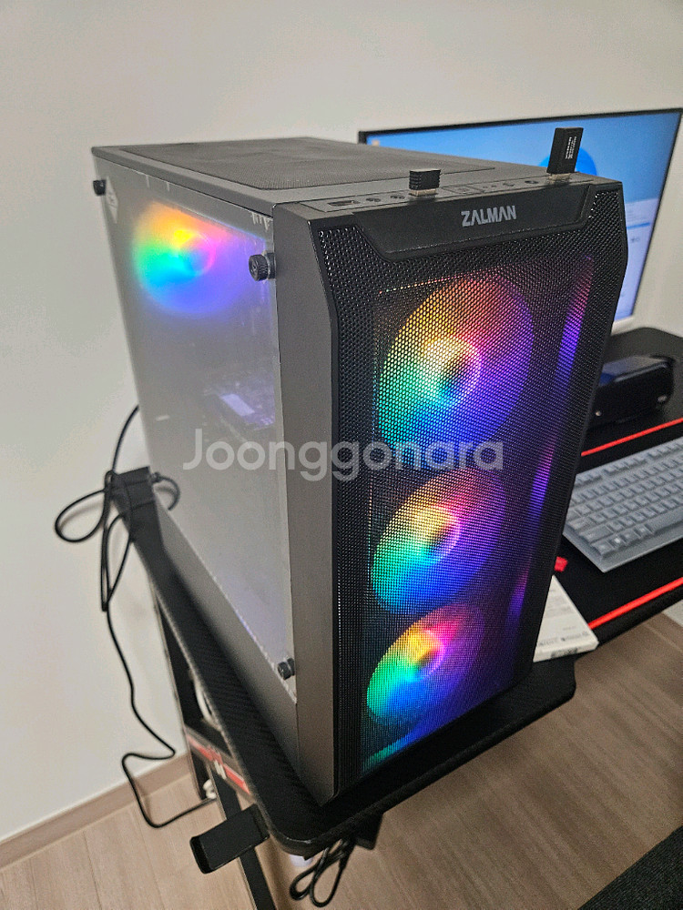 인천 라이젠5 5600 rtx3050 새제품급 as만땅--0