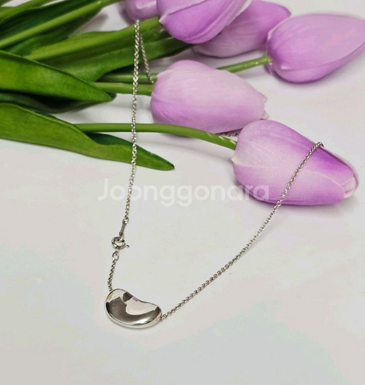 티파니앤코bean빈목걸이 925실버목걸이 정품 20mm--7