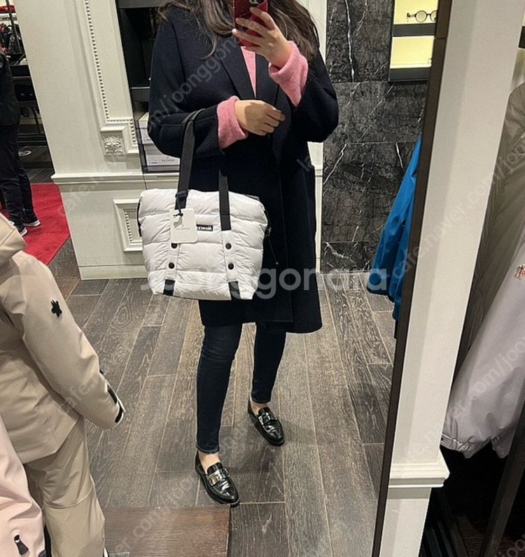 몽클레어 패딩 숄더백--0