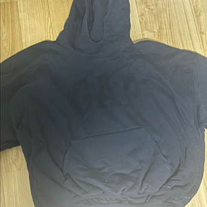 [S]이지갭 발렌시아가 도브 후드 워시드 블랙