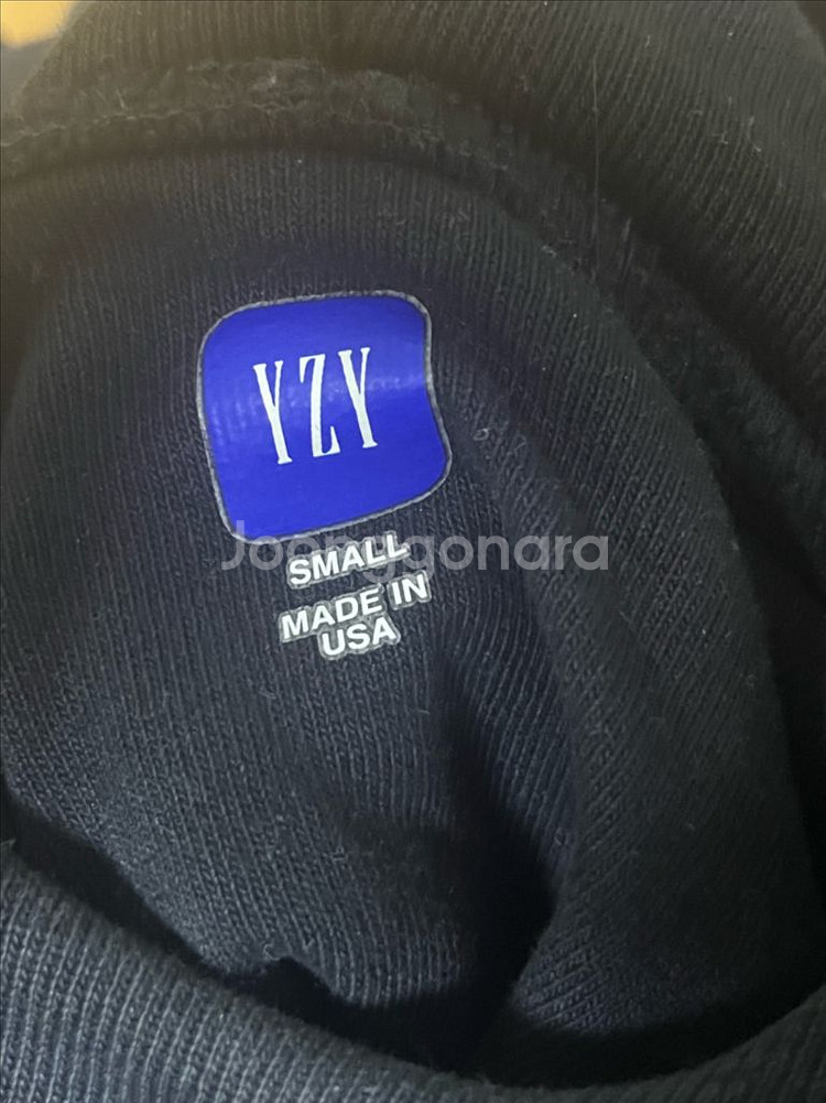 [S]이지갭 발렌시아가 도브 후드 워시드 블랙--2