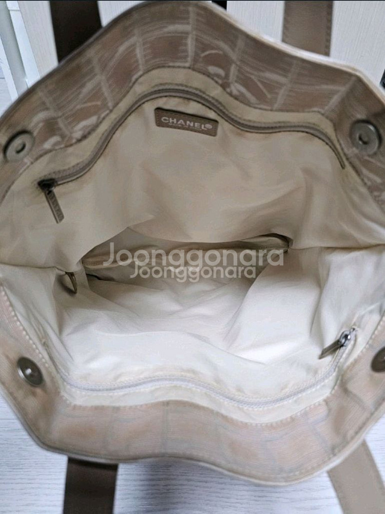 정품 샤넬 트레블 쇼퍼백 (7번대)--7