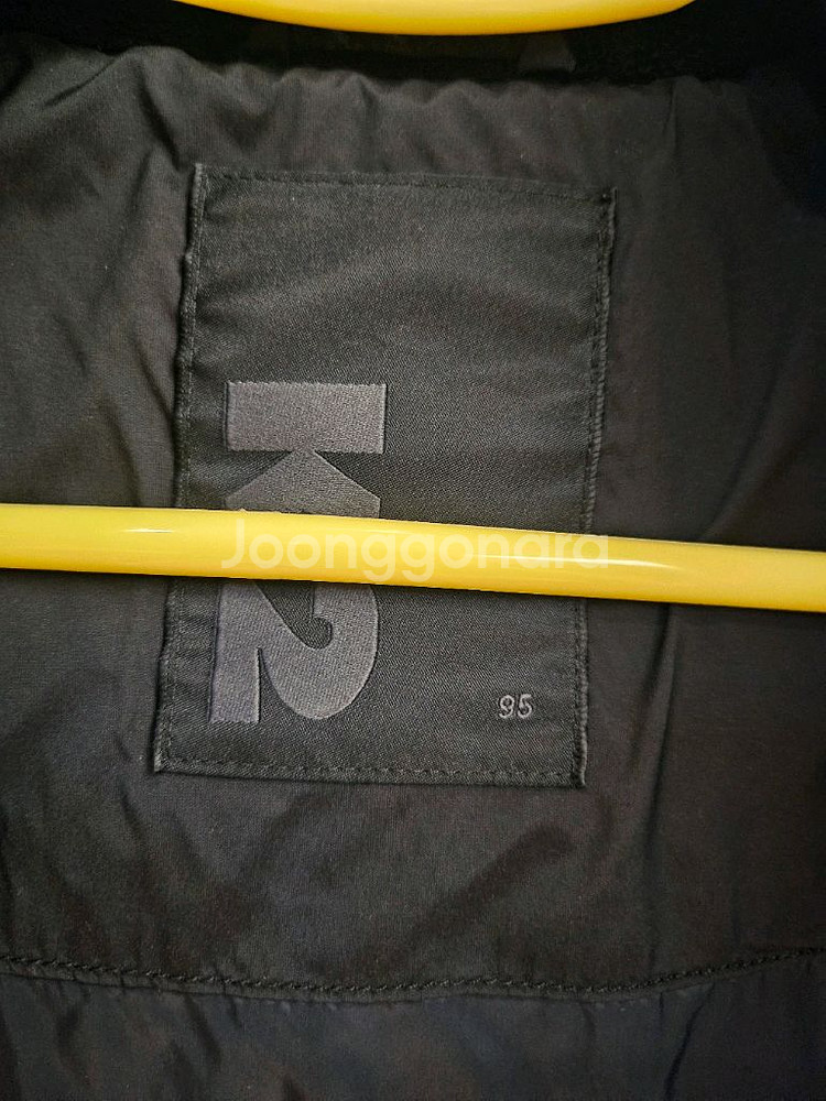 K2 블랙 롱패딩 폭스퍼 후드 팝니다.--3