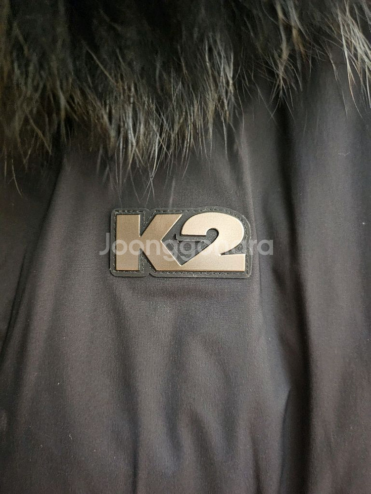K2 블랙 롱패딩 폭스퍼 후드 팝니다.--1