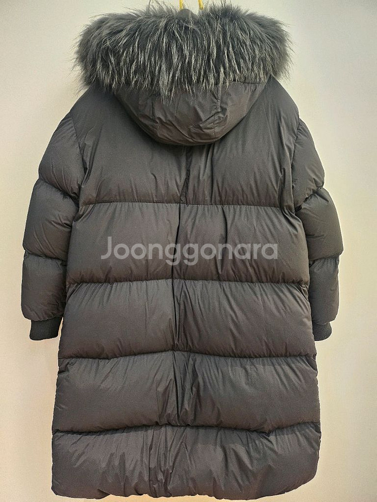 K2 블랙 롱패딩 폭스퍼 후드 팝니다.--4