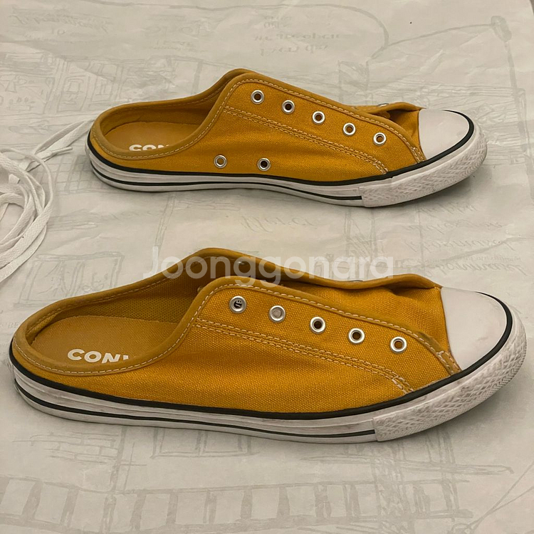 컨버스 뮬 옐로우 230mm 중고--1