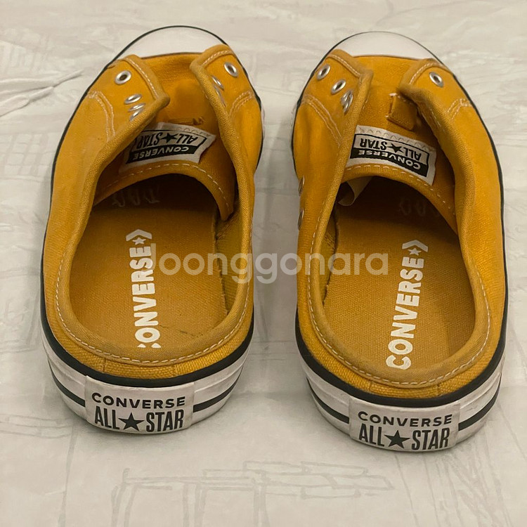 컨버스 뮬 옐로우 230mm 중고--3