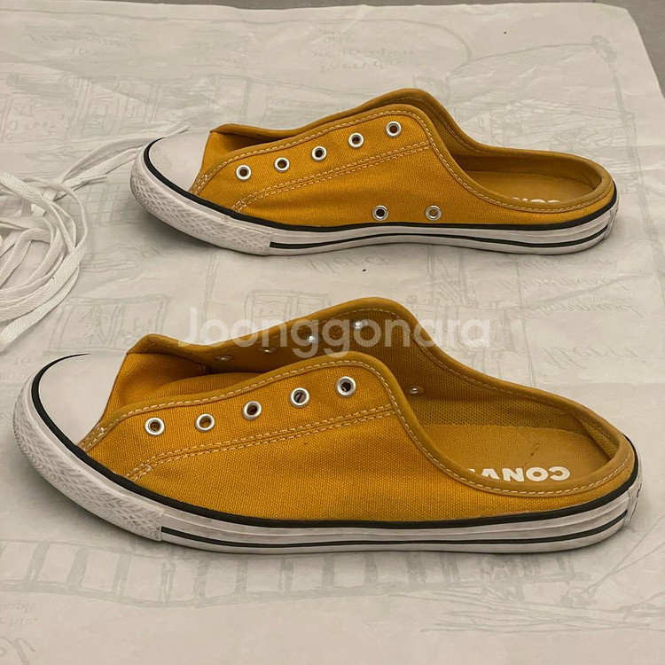 컨버스 뮬 옐로우 230mm 중고--2