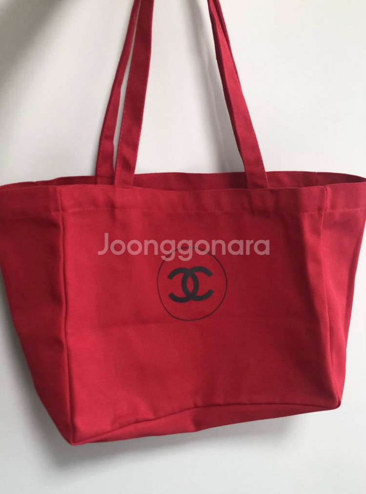 샤넬 레드 에코백 숄더백--0