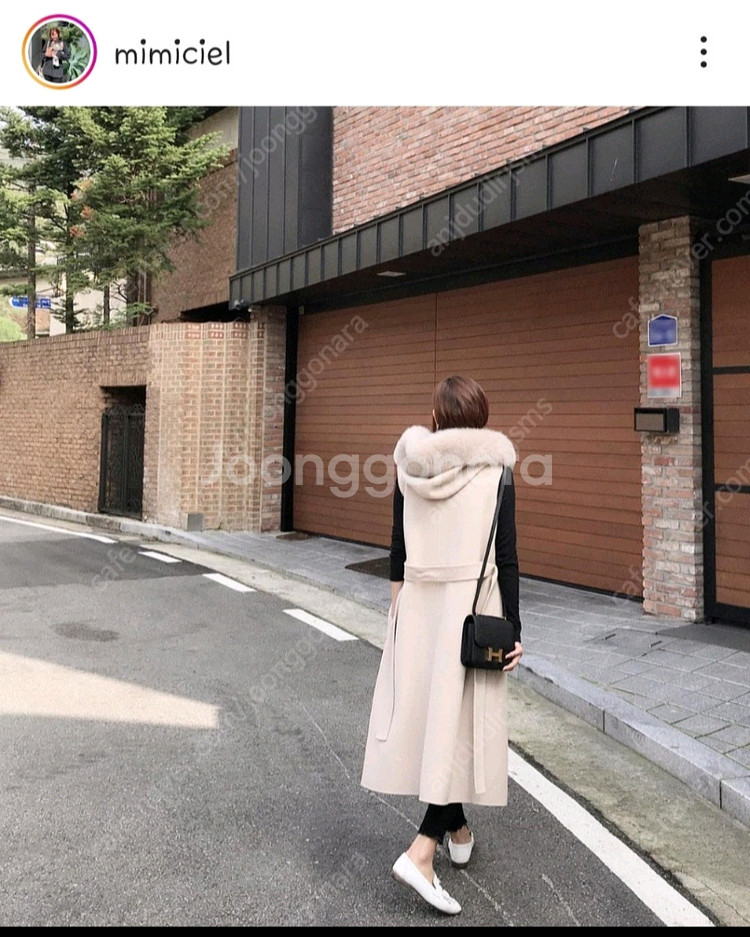 미미씨엘 폭스 핸드메이드 코트--1
